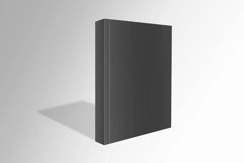 Minimal Black Cover Book
