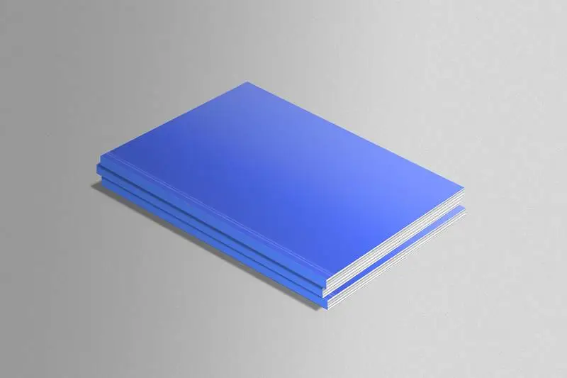 Set of Blue Magazines