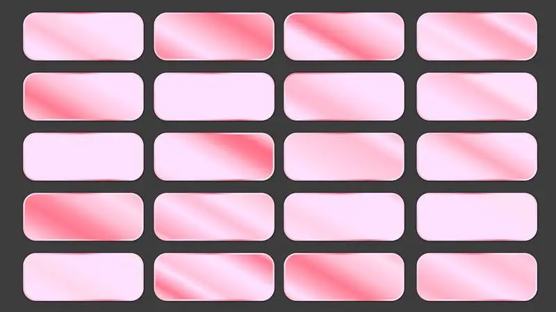 Pink Gold Collection Gradient Panels
