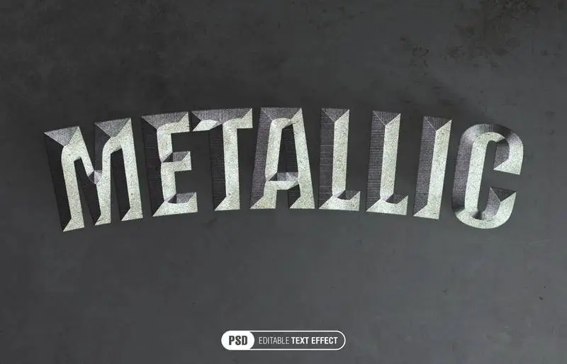 Metallic Text Effect