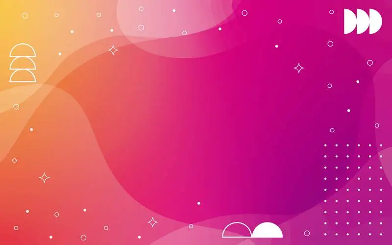 Gradient Background with Geometric Elements