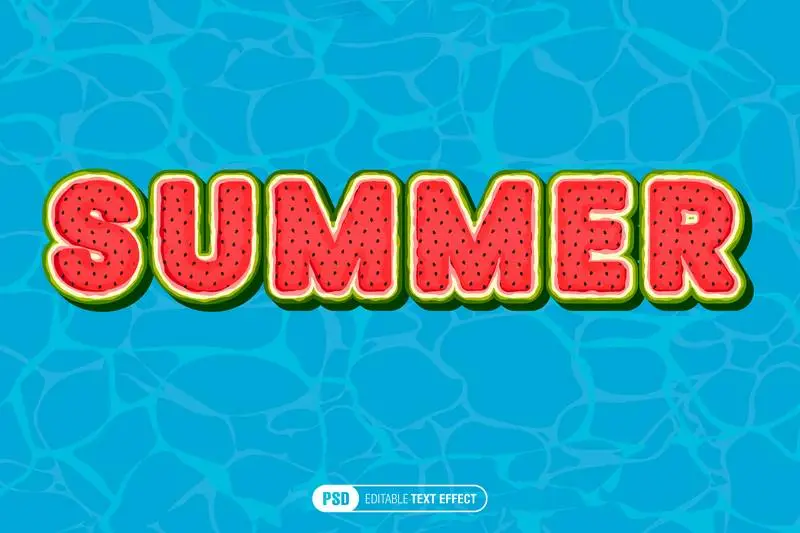 Summer Text Effect