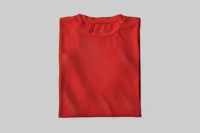Red Folded T-Shirt