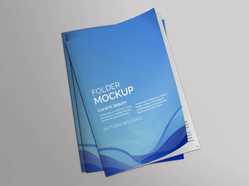 Pack of Magazines for Business with Pattern