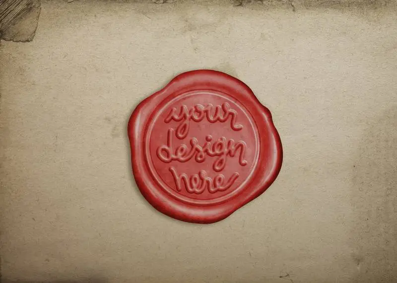 Wax Sealing Mockup