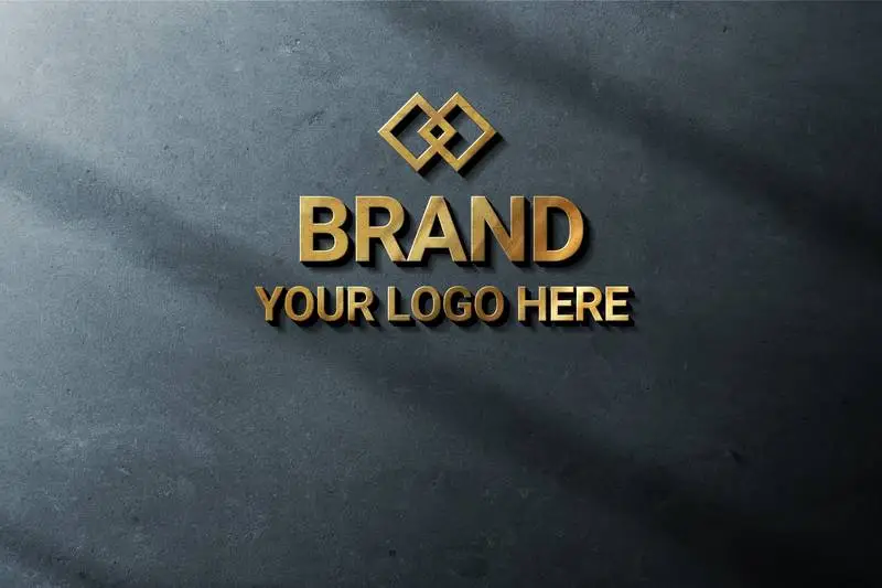 Wall Logo Mockup