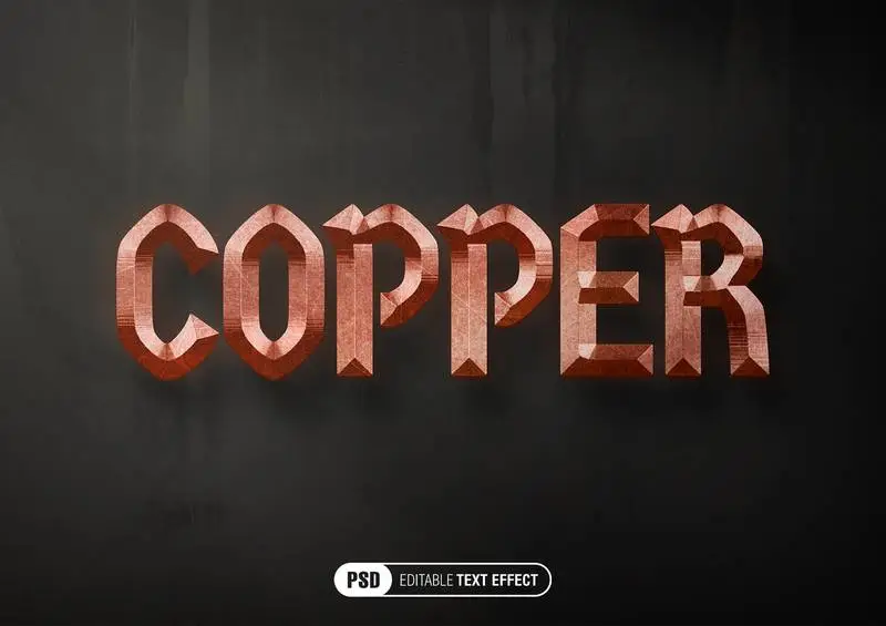 Copper Text Effect