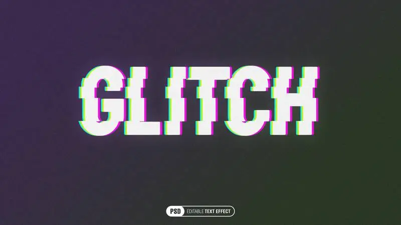 Glitch Text Effect