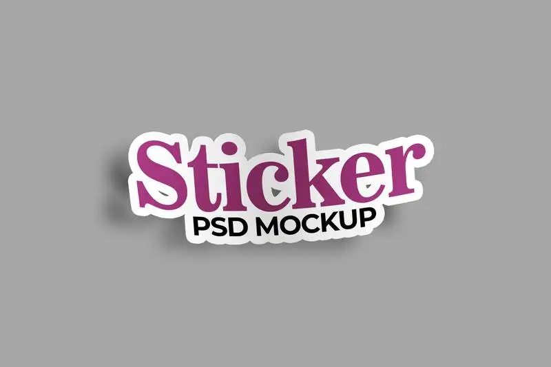 Sticker Mockup