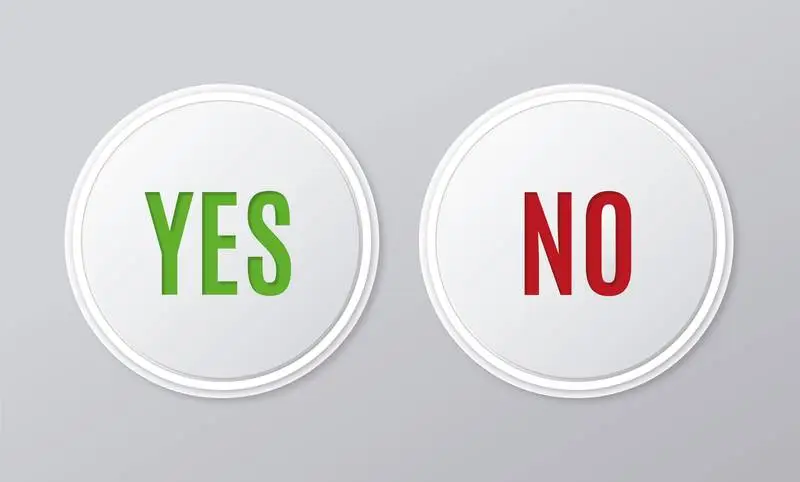 Yes and No Button Collection