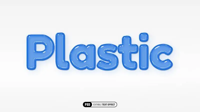Plastic Text Effect