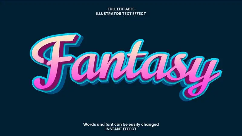 Fantasy Text Effect