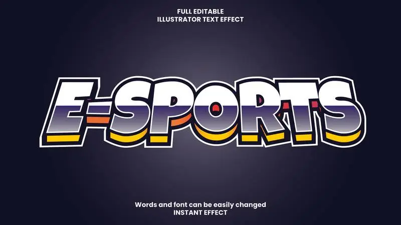 Modern Comic Style Purple and Yellow Editable Text Effect