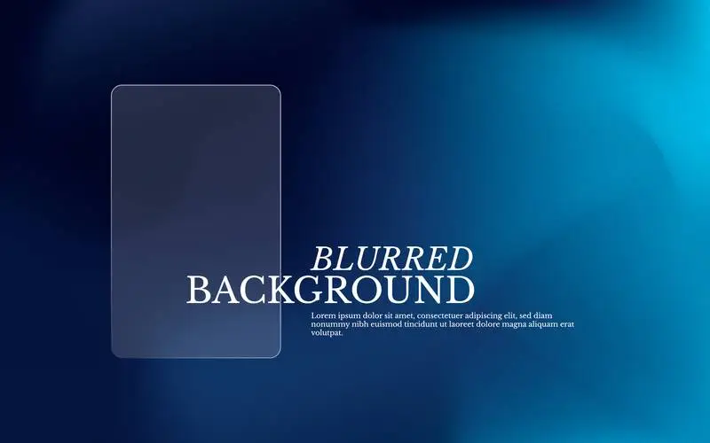 Classic Blue Blurred Background
