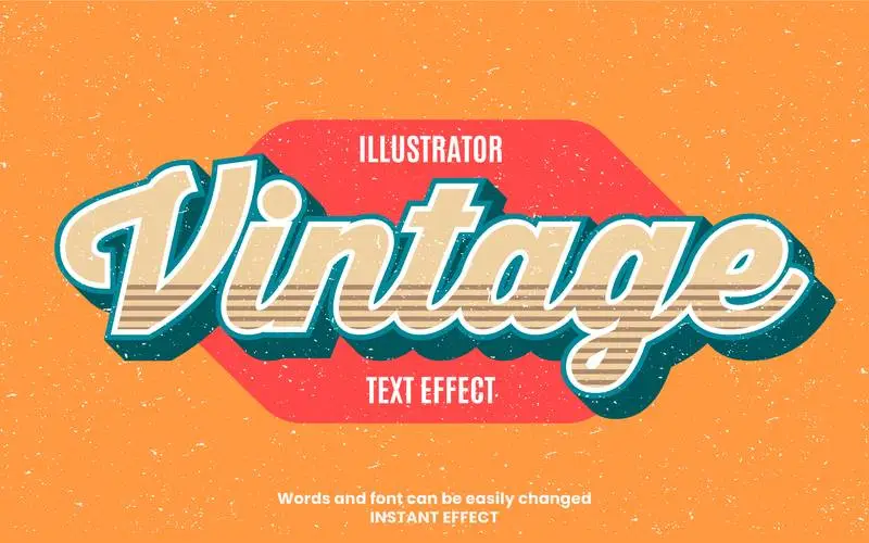 Vintage Text Effect