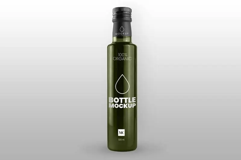 Olive Oil Bottle Mockup