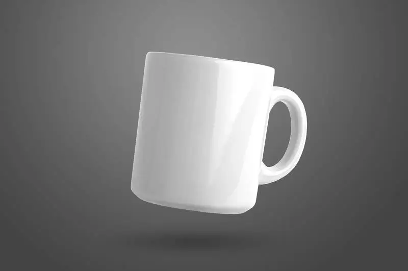 Isolated White Mug