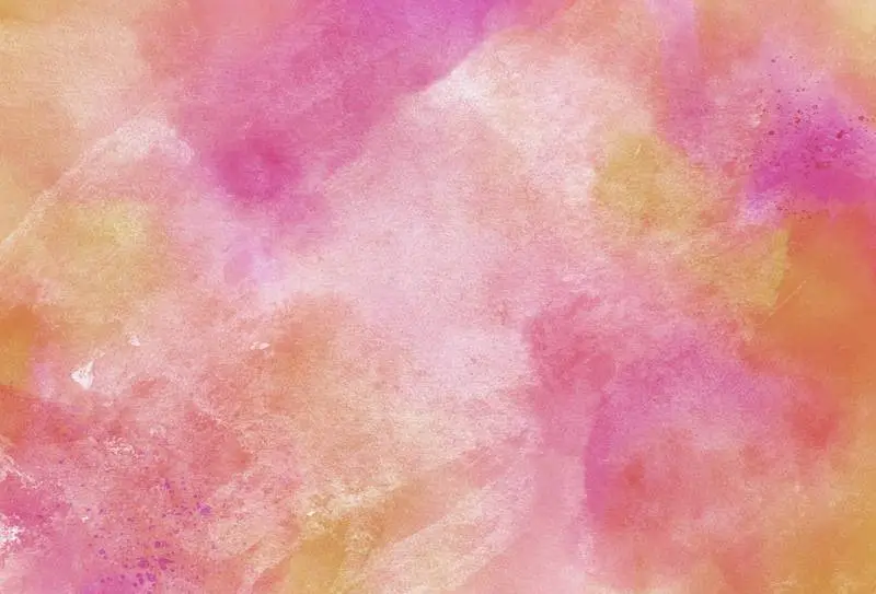 Orange and Pink Watercolor Background
