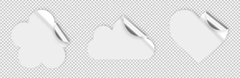 Pack of Isolated Stickers for Children