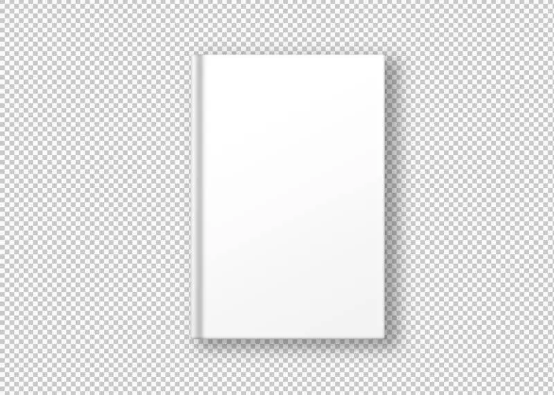 Isolated White Book
