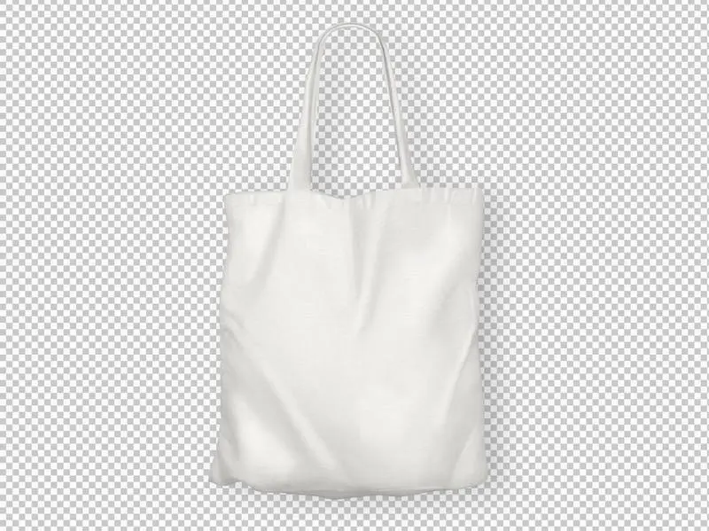 Isolated White Tote Bag