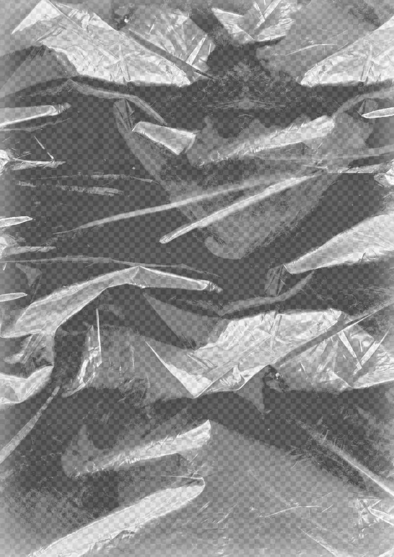 Transparent Plastic Wrap Texture