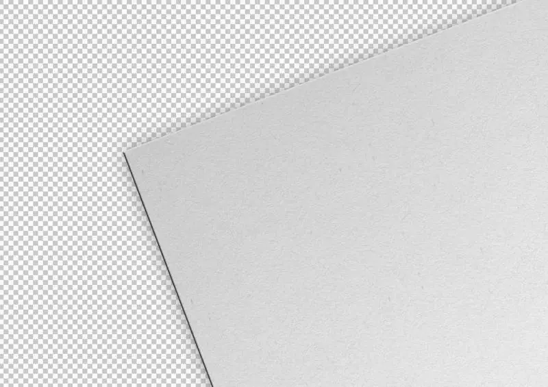 Isolated Paper Texture White Sheet