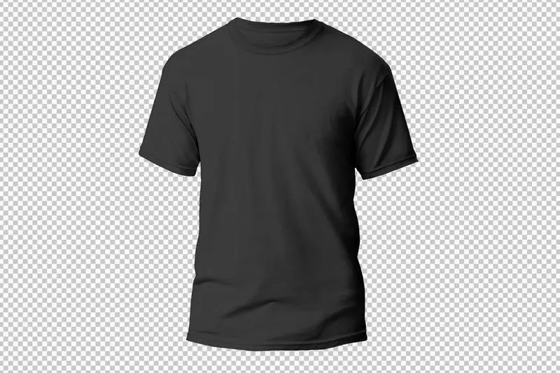 Isolated White T-Shirt Front
