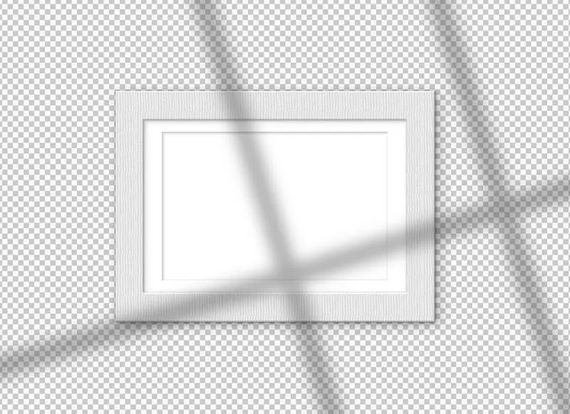 Isolated White Frame