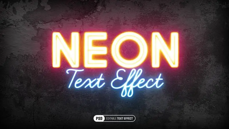 Neon Text Effect