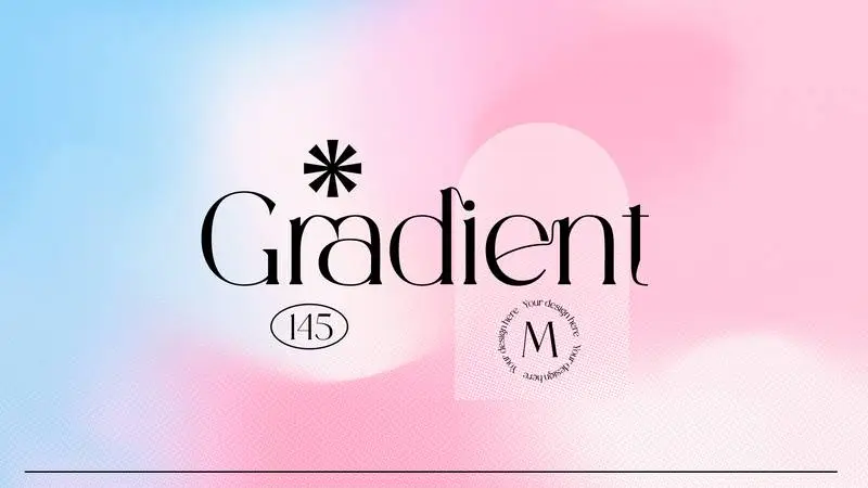 Modern Gradient Background Blurred