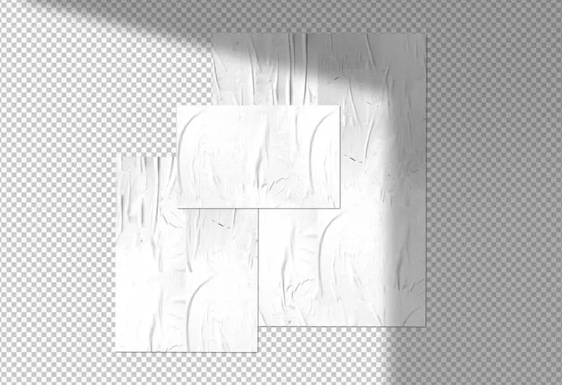 Isolated Pack of Three Posters