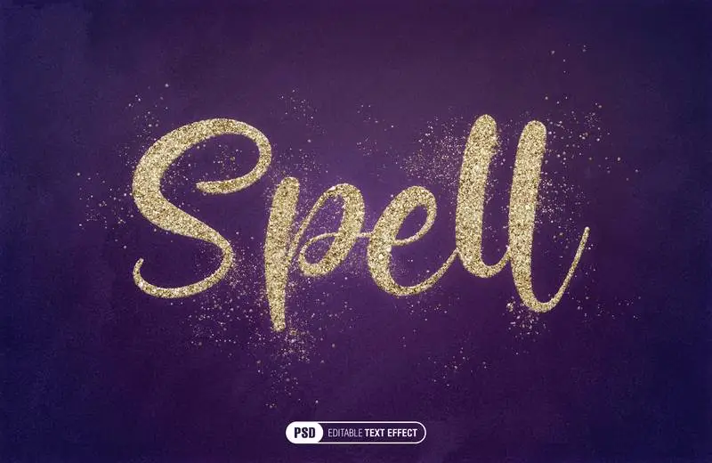 Spell Text Effect