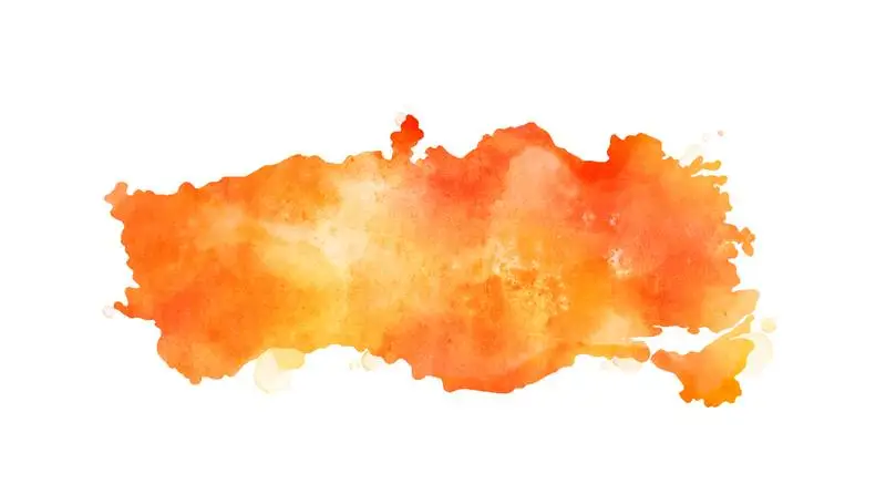 Colorful Isolated Turkey in Watercolor