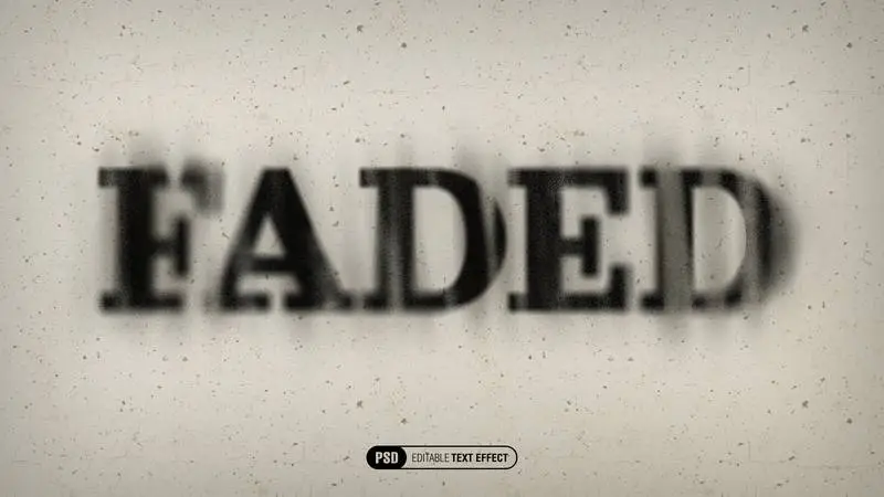Faded Text Effect