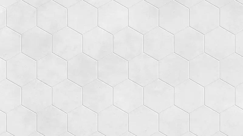 White Retro Design Tiles Texture