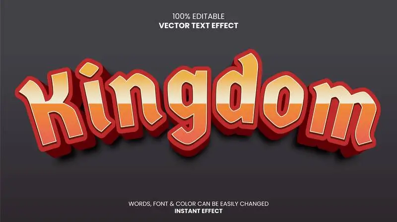 Medieval Cartoon Style Text Effect
