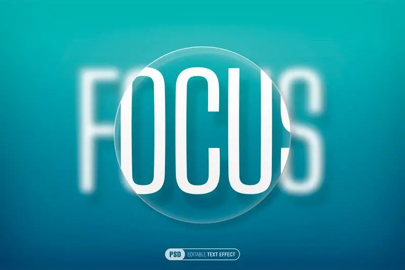 Editable Focused Text Effect