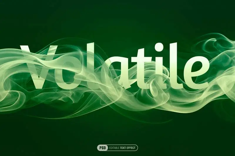Editable Green Smoke Text Effect
