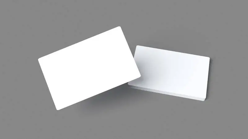 Isolated Pack Business Cards Composition