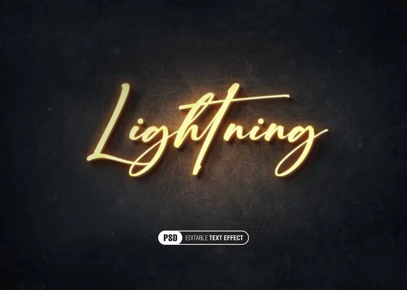 Shining Sign Text Effect