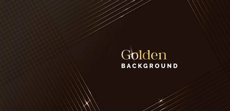 Elegant Black and Golden Background