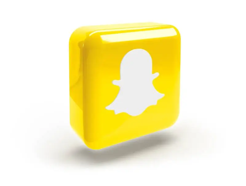 Rounded Square with Snapchat Logo