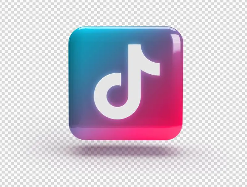 Square with TikTok Logo