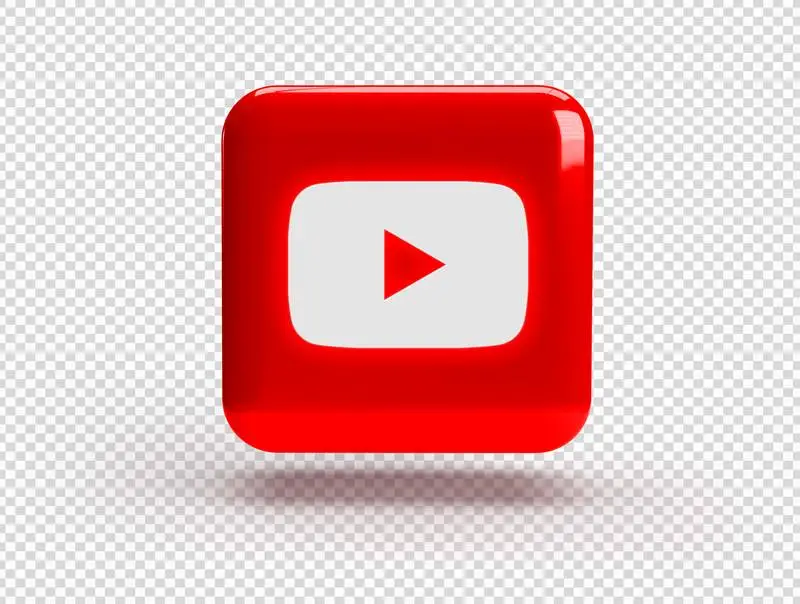 Square with YouTube Logo
