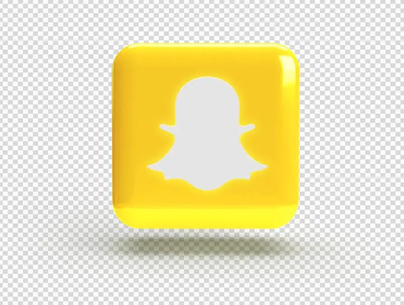Square with Snapchat Logo