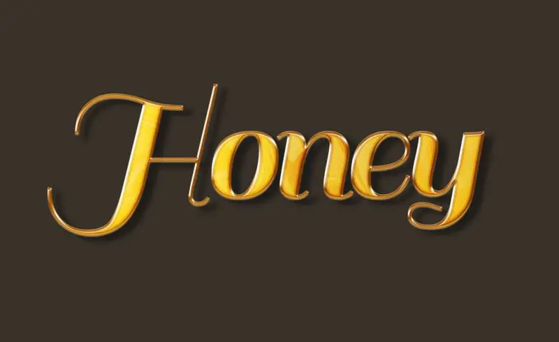 Golden Liquid Text Effect