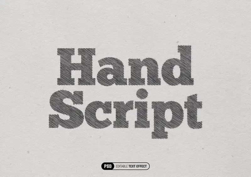 Hand-Drawn Script Mockup