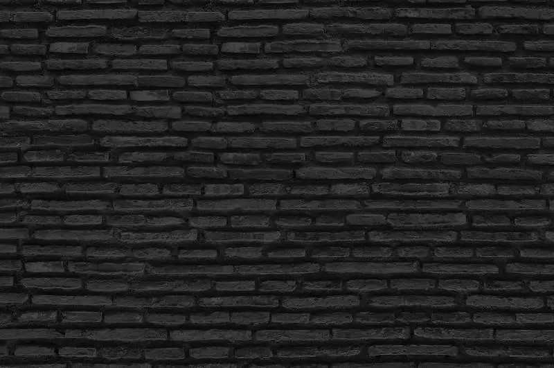 Black Brick Wall Background