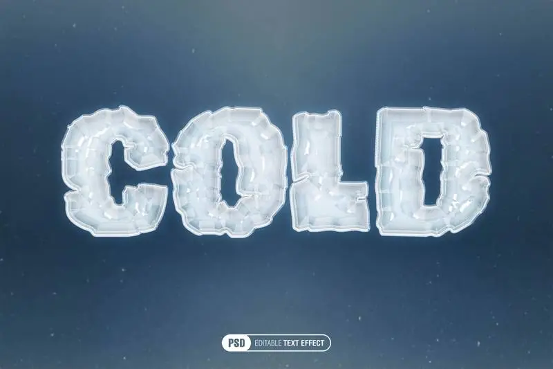 Ice Text Effect